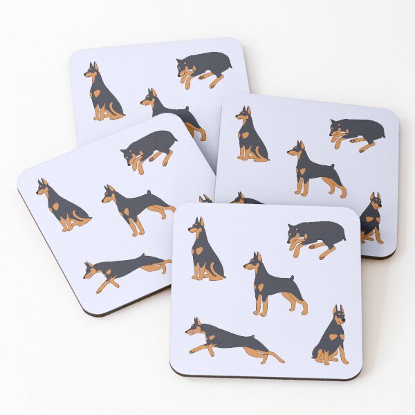 Item preview, Cute doberman dog pack designed and sold by Yaragold.