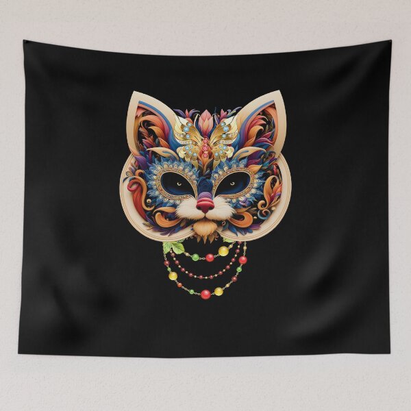 Item preview, Mystical masquerade cat in jewelry designed and sold by GorinART.