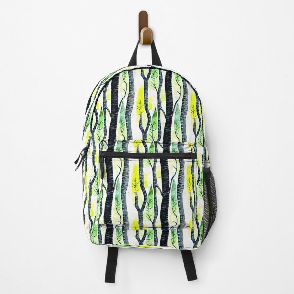 Item preview, Nordic Forest IV, Watercolour Pattern, Yellow, Green and Grey designed and sold by Coralgb.
