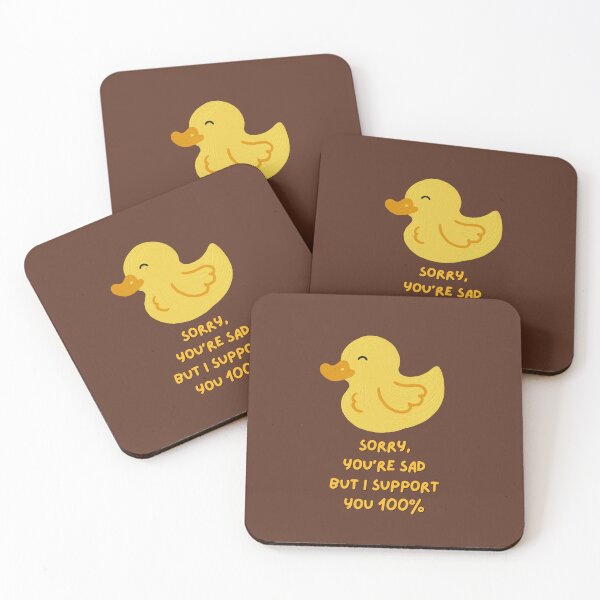 Item preview, Sorry you are sad, but I support you 100% (brown) designed and sold by mydoodlesateme.