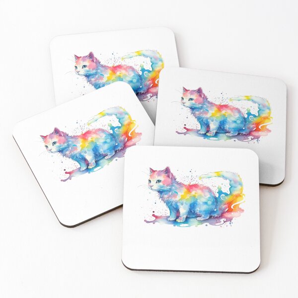 Item preview, Watercolor Cat Portrait designed and sold by PetSafari.