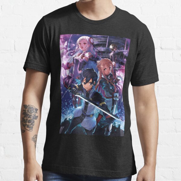 T-shirt Attack on Titan Hoodie Kirito Anime, T-shirt, logo, hoodie, skins  png