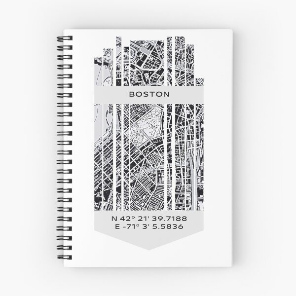 Item preview, AMERICA Boston, MA - Latitude/Longitude designed and sold by ALLesROUNDER.