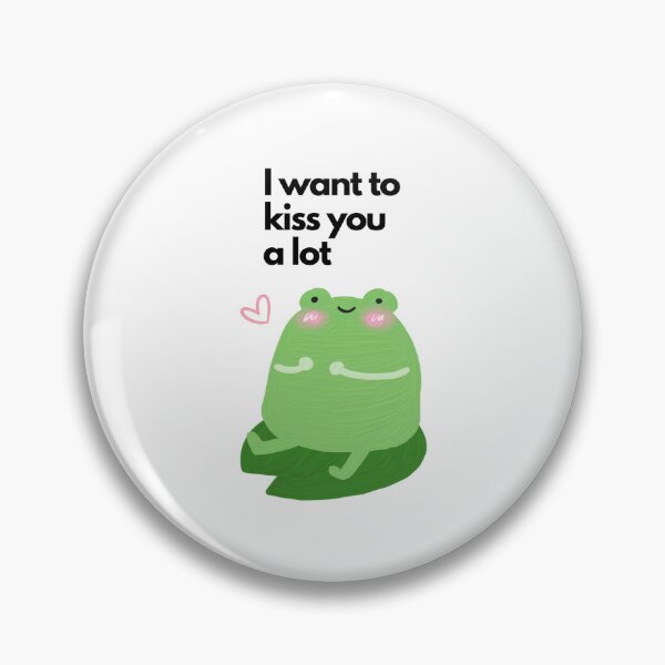 Item preview, I want to kiss you a lot (white) designed and sold by mydoodlesateme.