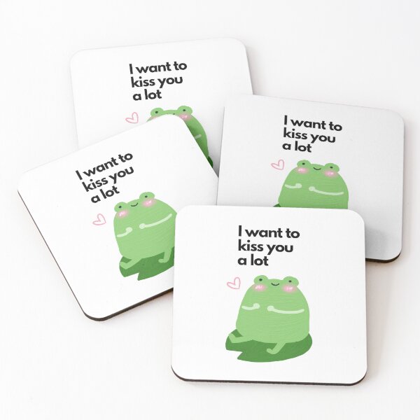 Item preview, I want to kiss you a lot (white) designed and sold by mydoodlesateme.