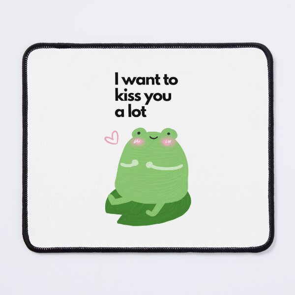 Item preview, I want to kiss you a lot (white) designed and sold by mydoodlesateme.