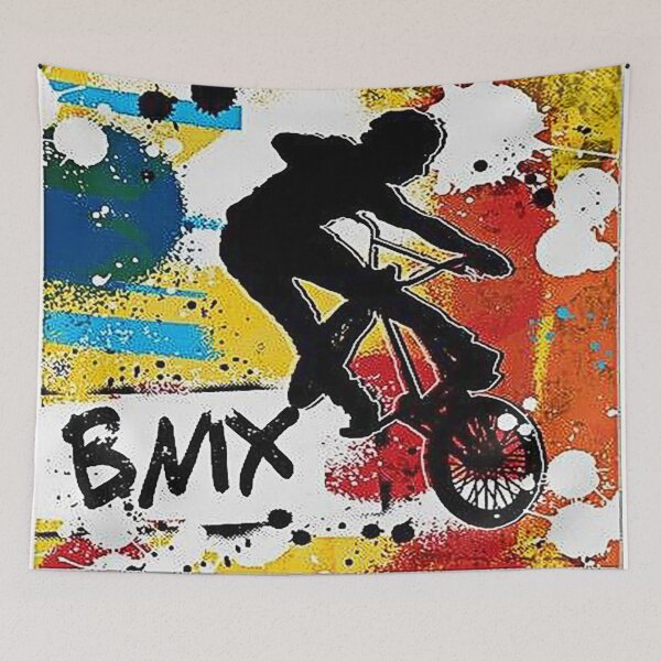 Item preview, paint Wall Bmx Art designed and sold by leen12 Art Designs Prints.