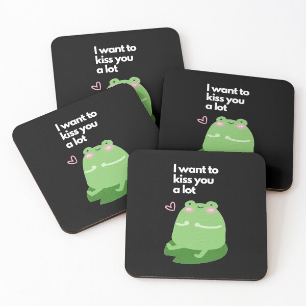 Item preview, I want to kiss you a lot (black) designed and sold by mydoodlesateme.