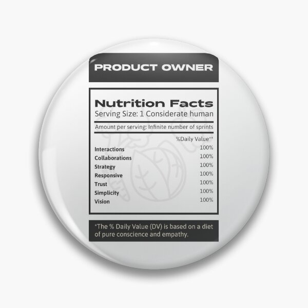 Item preview, Product Owner Nutrition Facts designed and sold by Salma Satya & Co.