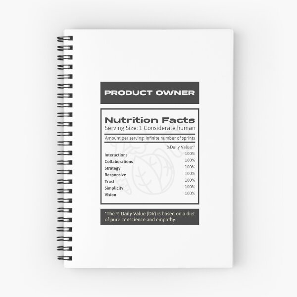 Item preview, Product Owner Nutrition Facts designed and sold by Salma Satya & Co.