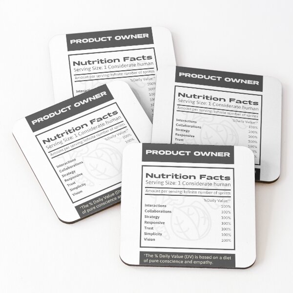 Item preview, Product Owner Nutrition Facts designed and sold by Salma Satya & Co.