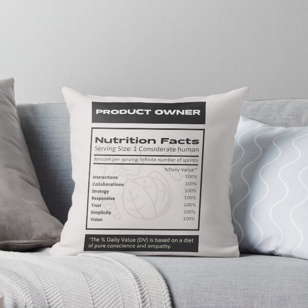 Item preview, Product Owner Nutrition Facts designed and sold by Salma Satya & Co.