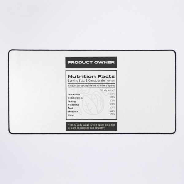 Item preview, Product Owner Nutrition Facts designed and sold by Salma Satya & Co.