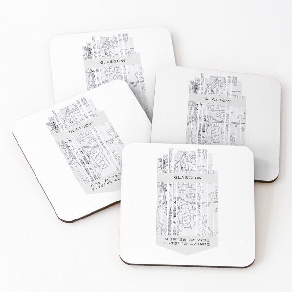 Item preview, AMERICA Glasgow, DE - Latitude/Longitude designed and sold by ALLesROUNDER.