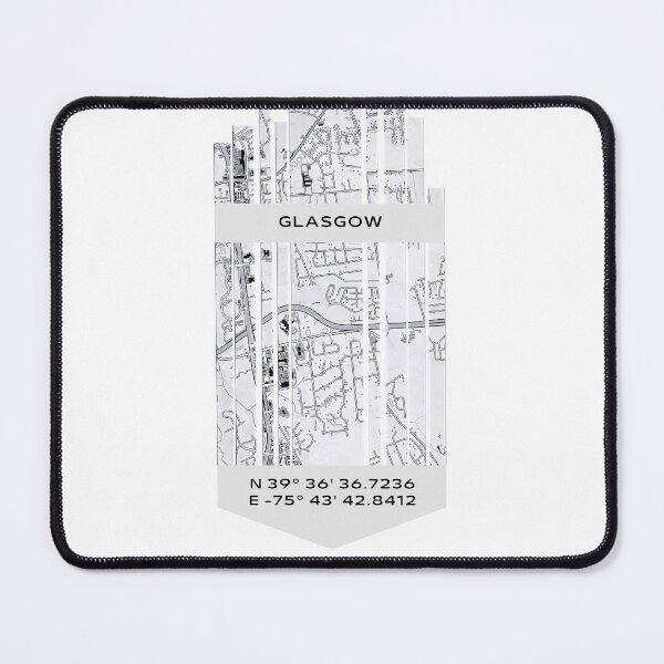 Item preview, AMERICA Glasgow, DE - Latitude/Longitude designed and sold by ALLesROUNDER.