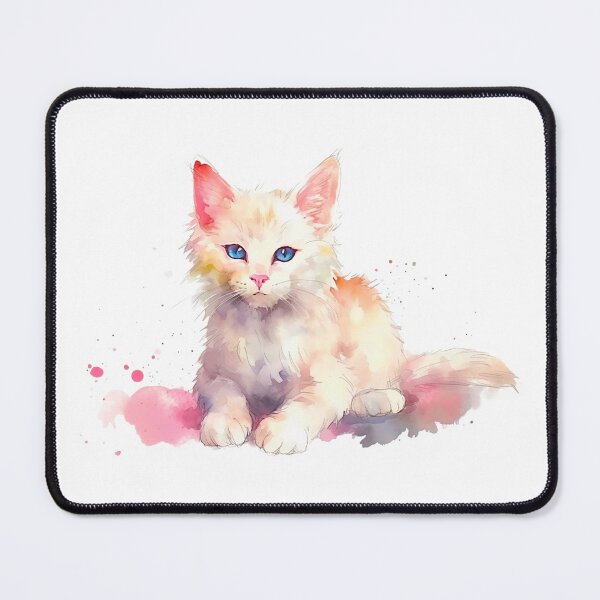 Item preview, Watercolour Cat Portrait designed and sold by PetSafari.