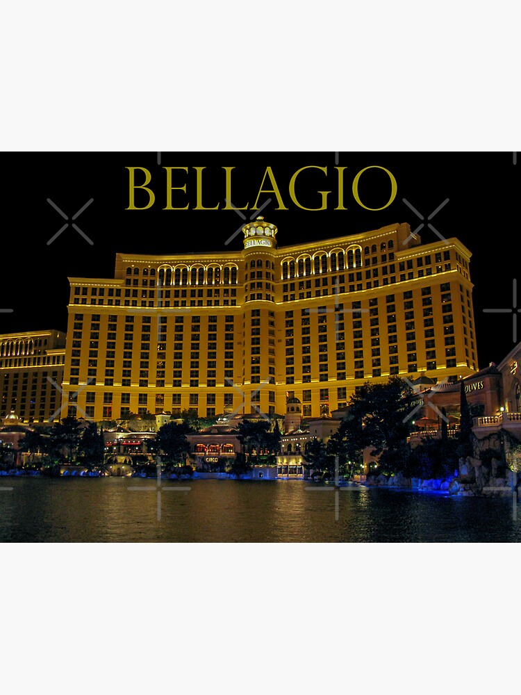 Bellagio Hotel Neon Throw Pillow for Sale by seadoosean