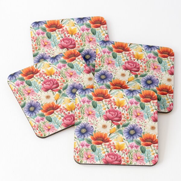 Item preview, Beautiful Watercolor Flower Seamless designed and sold by MsJennyBooks.