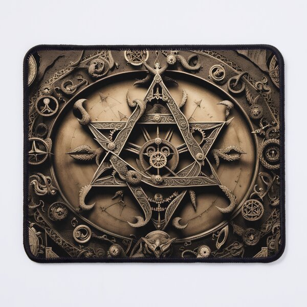 Item preview, Occult Symbol Board in Stone designed and sold by Pixel Press Prints.