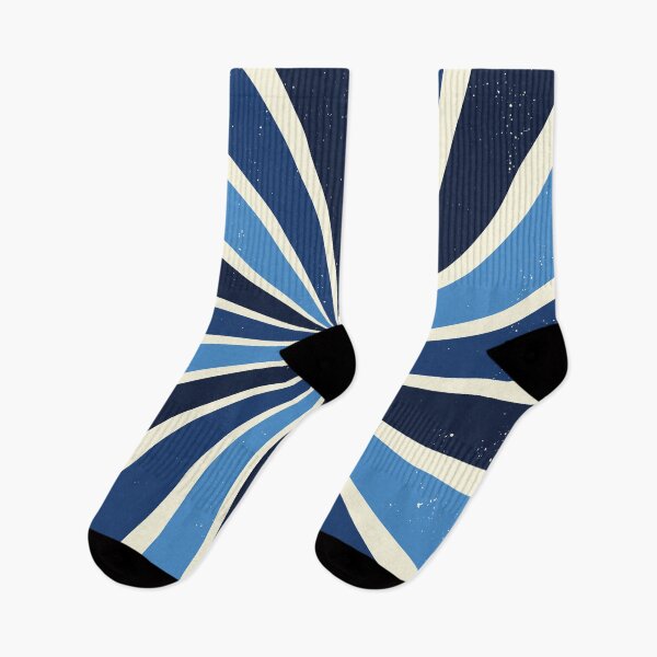 Item preview, Textured Retro Sunburst | Shades of Blue designed and sold by rsty11.