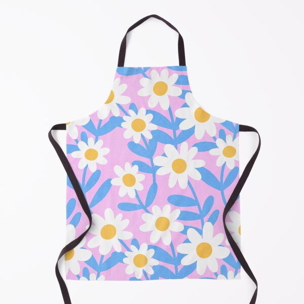 Item preview, Daisies in Bloom 1. Cobalt Blue on Pink  designed and sold by Dominiquevari.
