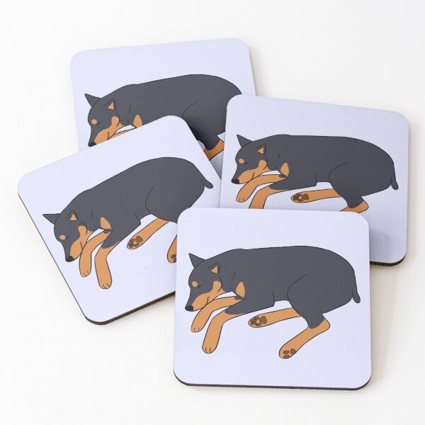Item preview, Cute sleeping doberman dog  designed and sold by Yaragold.