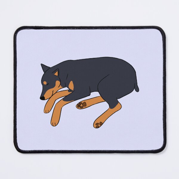 Item preview, Cute sleeping doberman dog designed and sold by Yaragold.