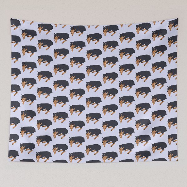 Item preview, Cute sleeping doberman dog  designed and sold by Yaragold.