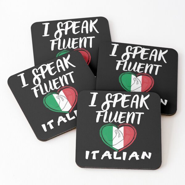Item preview, I speak fluent italian designed and sold by WickyWildLife.