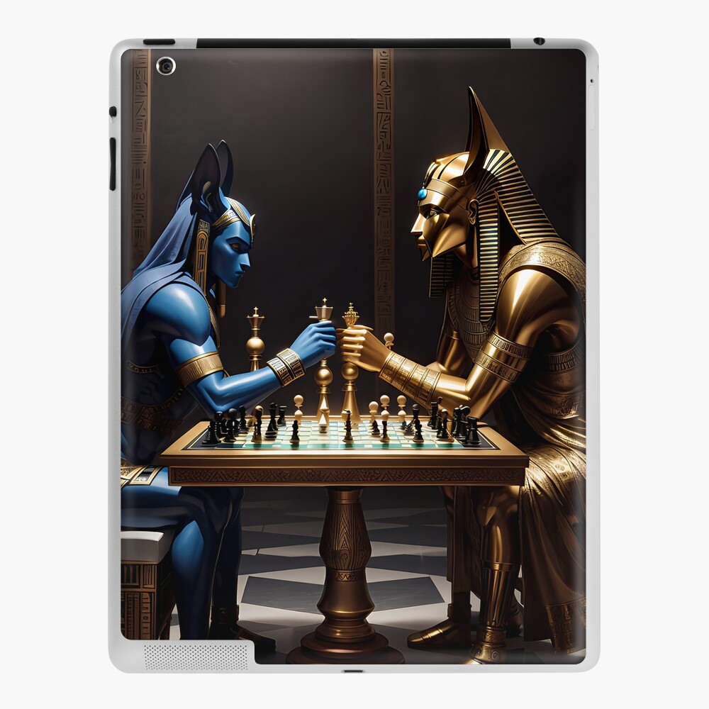 Egyptian Gods Chess Set with Ankh Board - Tabletop Games