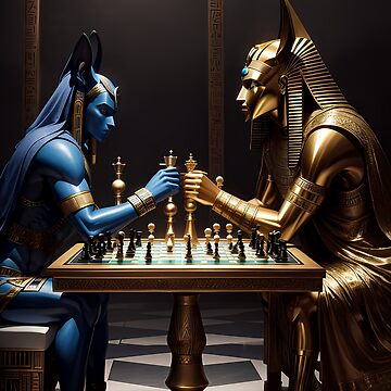 Egyptian Gods Chess Set with Ankh Board - Tabletop Games