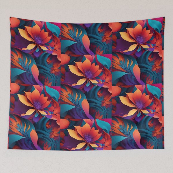 Item preview, Flower Abstract Nature Fusion designed and sold by DdemocrazydizZ.