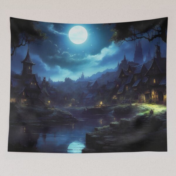 Item preview, Fantasy Gnome town 3 designed and sold by Red Witch Art.