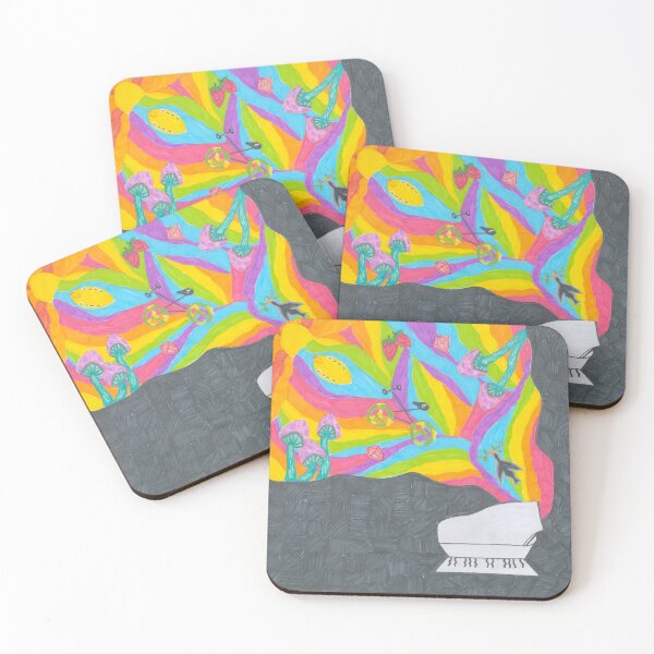 Item preview,  Psychedelic Beatles Painting designed and sold by LittlesheART.