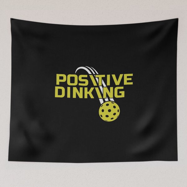 Artikelvorschau, Positiv dinking Pickleball-Enthusiast entworfen und verkauft von The Junto Shop.