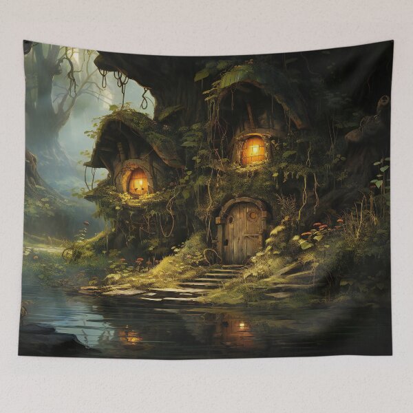 Item preview, Fantasy Gnome town 4 designed and sold by Red Witch Art.