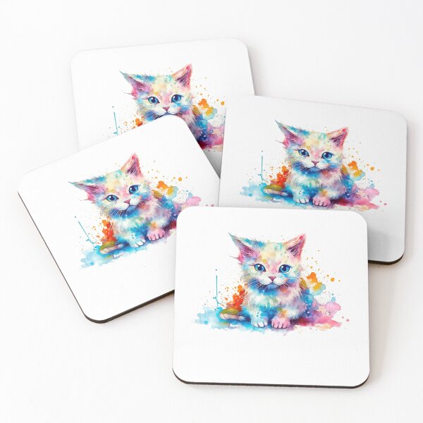 Item preview, Cute Kitten Watercolor designed and sold by PetSafari.