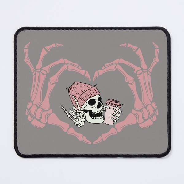 Item preview, Skeleton Loves Coffee designed and sold by PrintWizardArt.