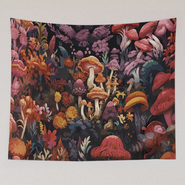 Item preview, Ethereal Fungi Mushrooms Art designed and sold by meggydesigns.