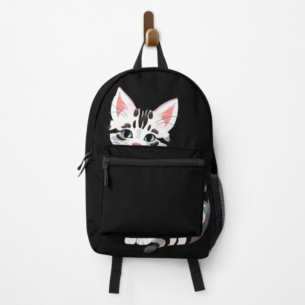 Item preview, watercolor white and dot cat designed and sold by Penpaka.