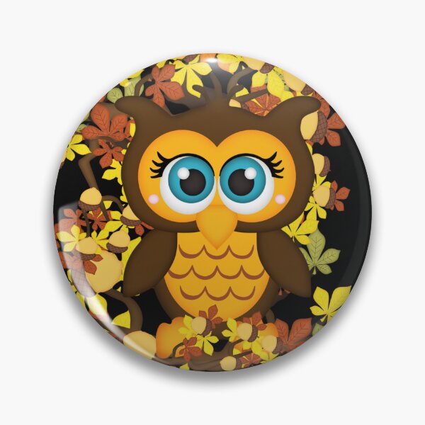 Item preview, Cute Owls sitting in the trees, fantasy art designed and sold by LoneAngel.