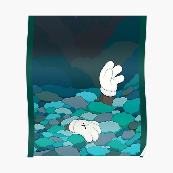 KAWS ポスター TIDE Brooklyn Museum ×2-