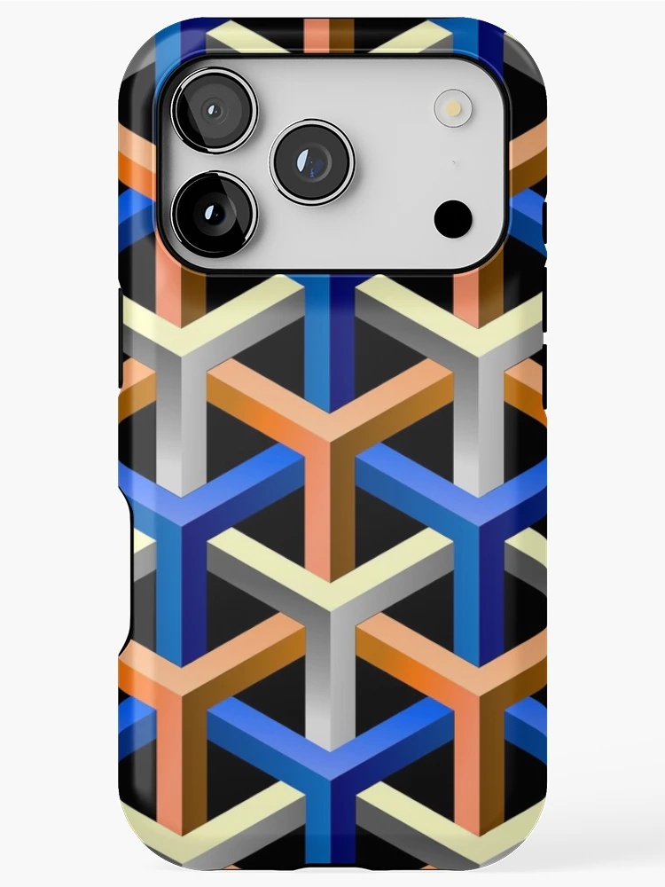 Thumbnail 1 of 4, iPhone Case, Abstract Tubes designed and sold by Rist.