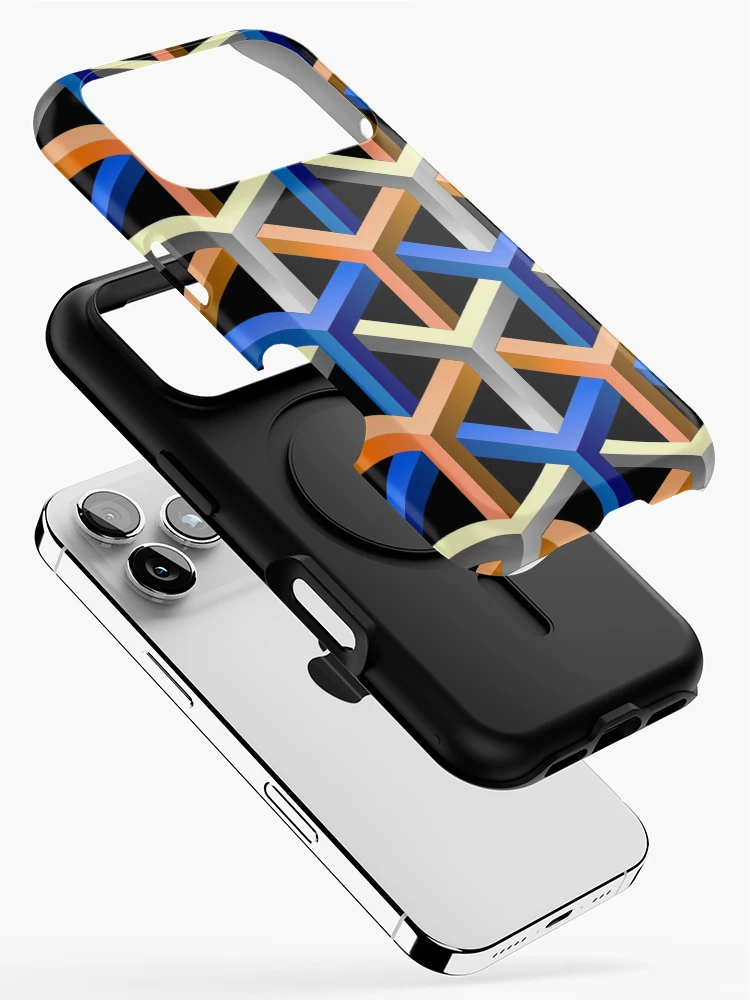 Thumbnail 2 of 4, iPhone Case, Abstract Tubes designed and sold by Rist.