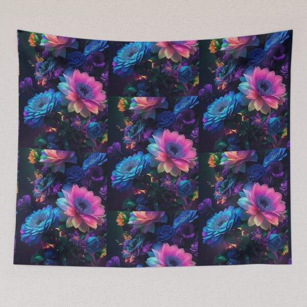 Item preview,  Enchanted Neon Blooms designed and sold by DdemocrazydizZ.