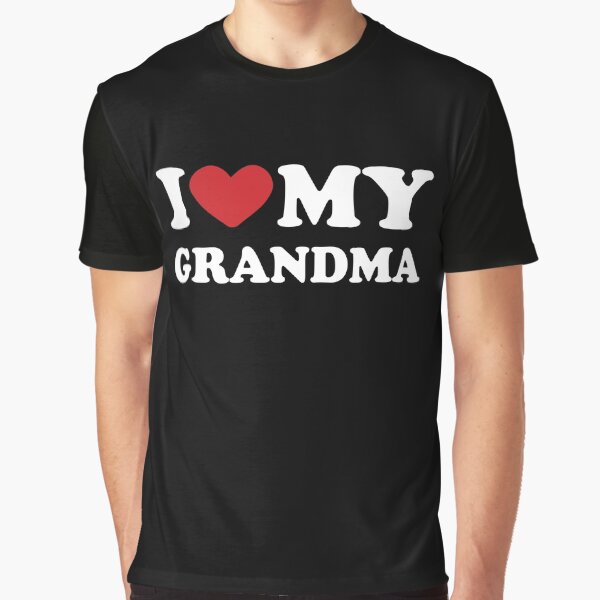 Item preview, I Love My Grandma, I Heart My Grandma Grandparents Day 2023 designed and sold by Ay-mane.