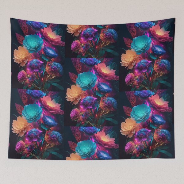 Item preview,  Enchanted Neon Blooms designed and sold by DdemocrazydizZ.