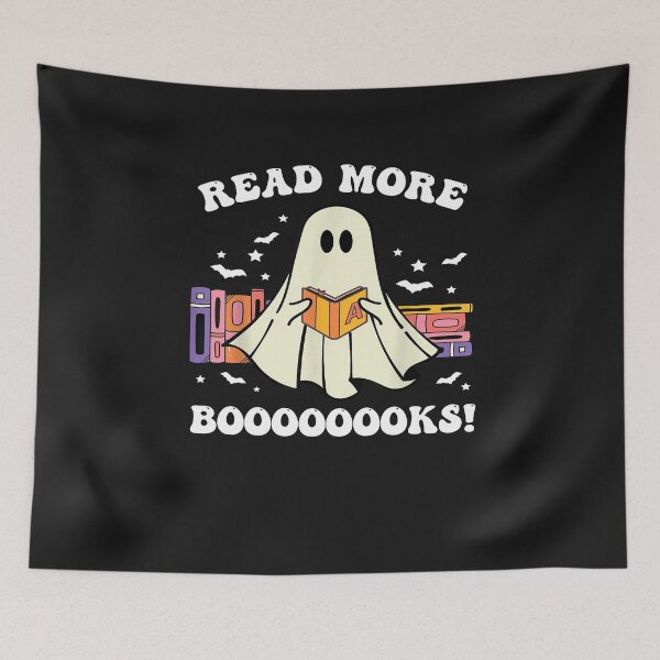 Item preview, Cute Booooks Ghost Read More Books Funny Teacher Halloween designed and sold by Pitchou07.