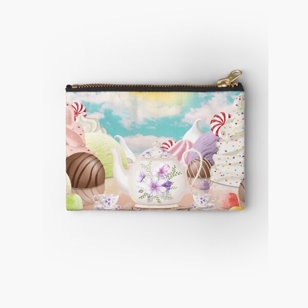 Item preview, Fantasy candy land illustration. Sweets wonderworld landscape. Magical tea set.  designed and sold by likapix.