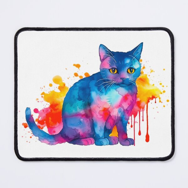 Item preview, Watercolor Cat Portrait designed and sold by PetSafari.